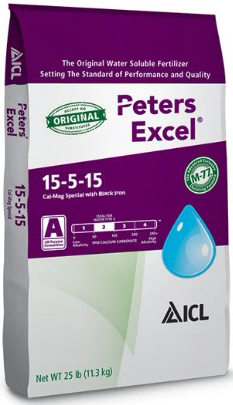 Peters Excel 15-5-15 Cal-Mag Special with Black Iron - 25 lb Bag - Water Soluble Fertilizer